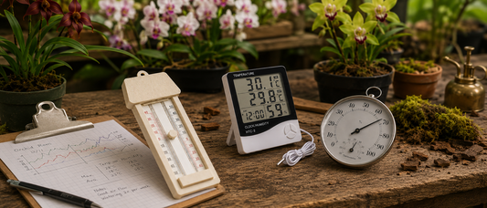 How to Monitor Temperature and Humidity in an Orchid Growing Space