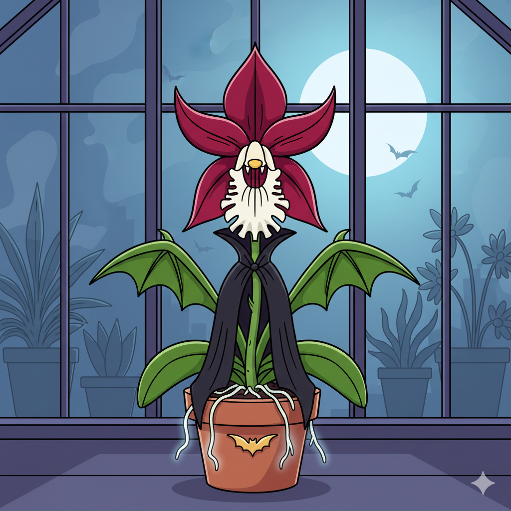Dracula orchid root system illustration — When Should You Repot Dracula Orchids?
