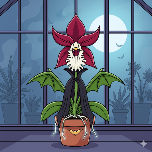 Dracula orchid root system illustration — When Should You Repot Dracula Orchids?