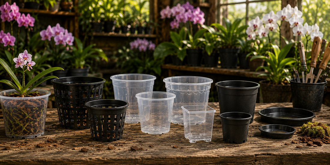 Choosing the Right Orchid Pot Size — When and Why to Use Clear Pots