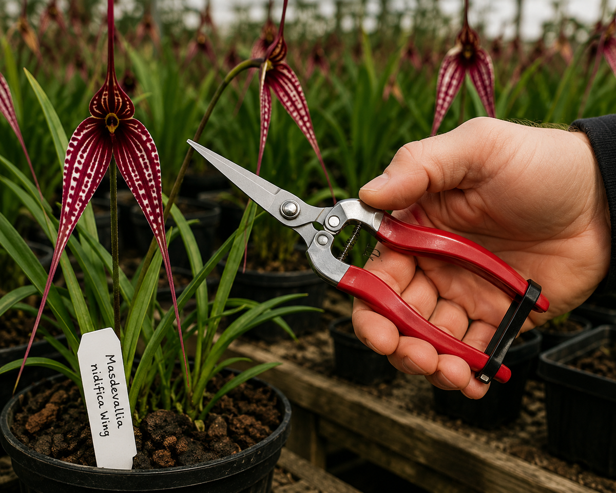 Stainless Steel Orchid Snips | Precision Garden Scissors